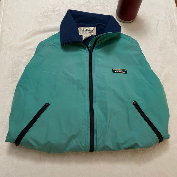 L.L. Bean Other - Vintage LL Bean Fleece Lined Teal Jacket/Coat